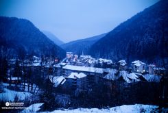 Statiunea Slanic Moldova Iarna