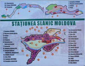 Harta Slanic Moldova